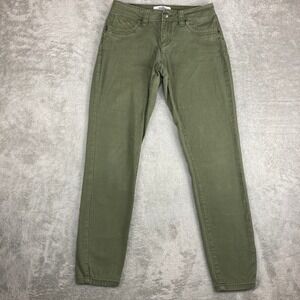 Royalty for Me Womens Olive Green Skinny Jeans Size 4